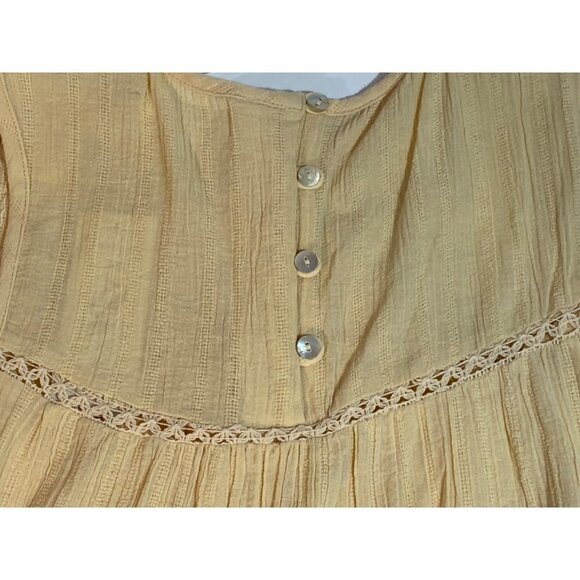 NWT Studio Petite Sleeveless 100% Cotton Gauze Blouse with Embroidered Detail PM - Picture 4 of 11